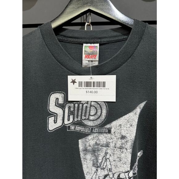 1994 Scud The Disposable Assassin 90s Vintage Comic Book Tee Shirt Manga Cartoon - Picture 3 of 4